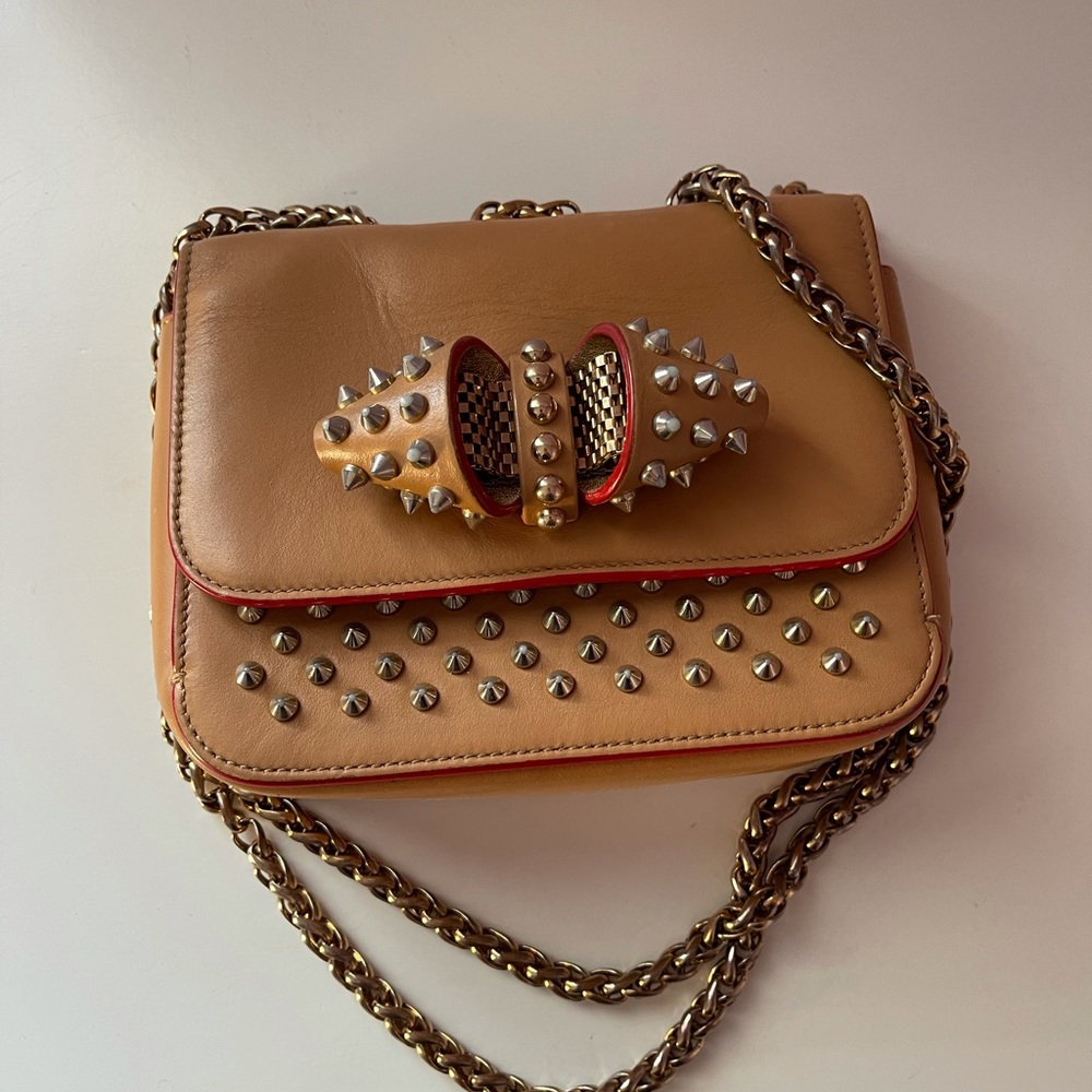 Christian louboutin nude mini: Auth: all sales are final: no refund no return